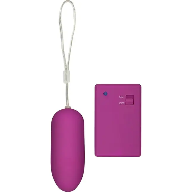 Лиловое вибройяцо с дистанционным управлением Funky Remote Egg - 7,5 см - Funky. Фотография 2.