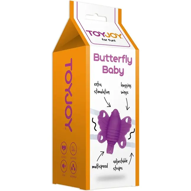 Фиолетовая клиторальная бабочка Butterfly Baby - Classics. Фотография 2.