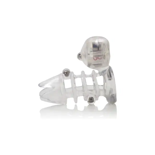 Вибронасадка с клиторальным стимулятором Vibrating Support Plus Instant Activation - Couples Enhancers. Фотография 2.
