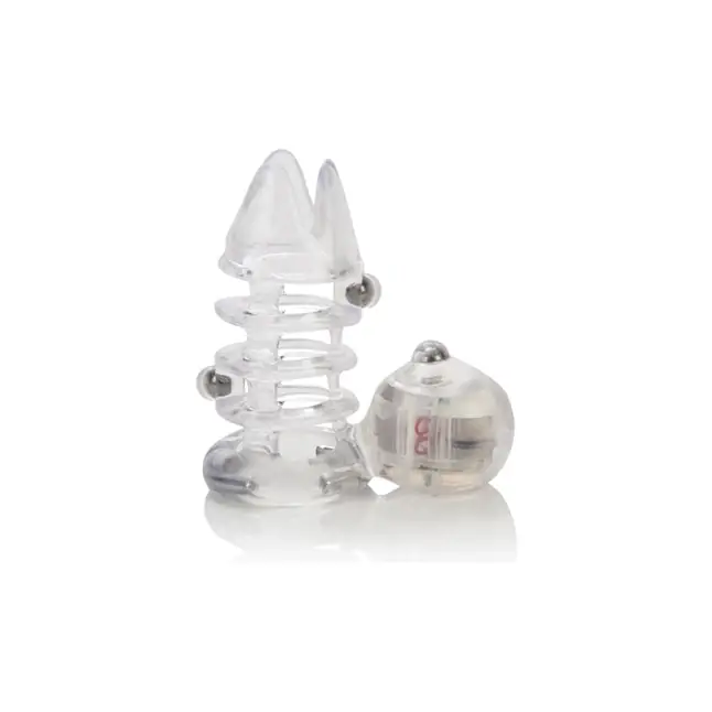 Вибронасадка с клиторальным стимулятором Vibrating Support Plus Instant Activation - Couples Enhancers. Фотография 3.