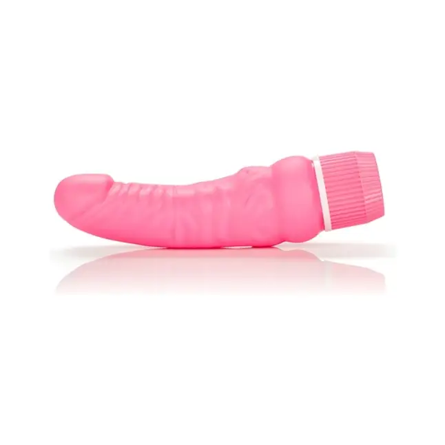 Розовый вибратор Spellbound Stud Curved Jacks - 17 см - Studs. Фотография 2.