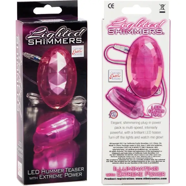 Виброяйцо Lighted Shimmers LED Hummer - Lighted Shimmers. Фотография 3.
