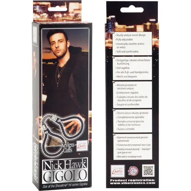 Наручники Nick Hawk GIGOLO Keyless Cuffs. Фотография 3.