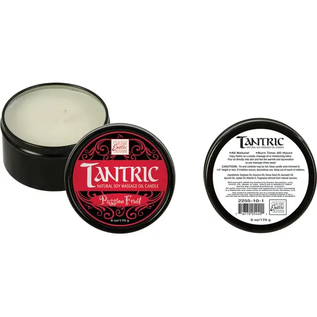 Массажная свеча Tantric Soy Candle - Passion Fruit - Tantric Collection. Фотография 2.