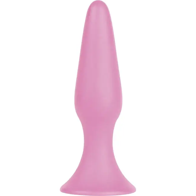 Розовая анальная пробка Silky Buttplug Big - 16 см - Shots Toys
