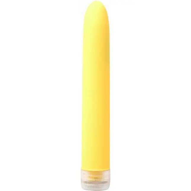 Желтый водонепроницаемый вибратор Neon Luv Touch Vibe - 17 см - Neon Luv Touch. Фотография 2.