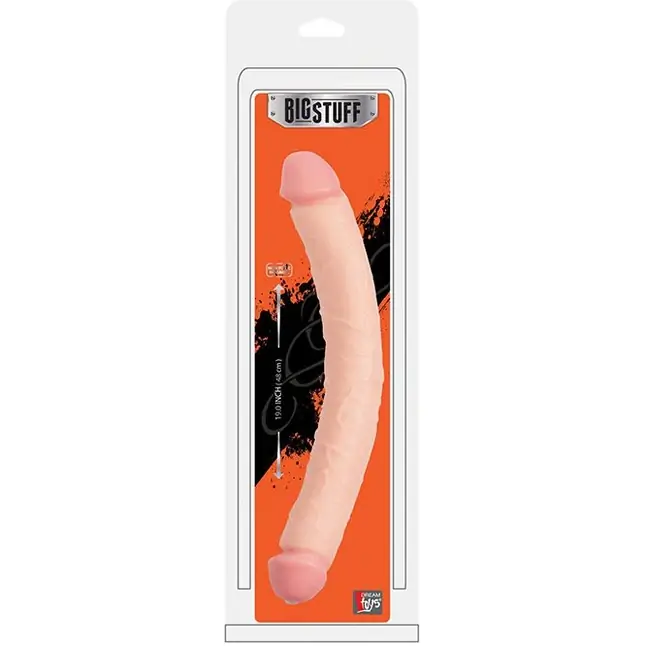 Двусторонний реалистичный фаллоимитатор FLESHXL DOUBLE DONG - 48 см - BigStuff. Фотография 2.