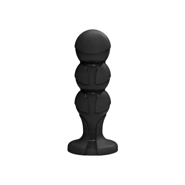Чёрная анальная пробка Platinum Silicone The Push - 11,4 см - Platinum Premium Silicone. Фотография 2.