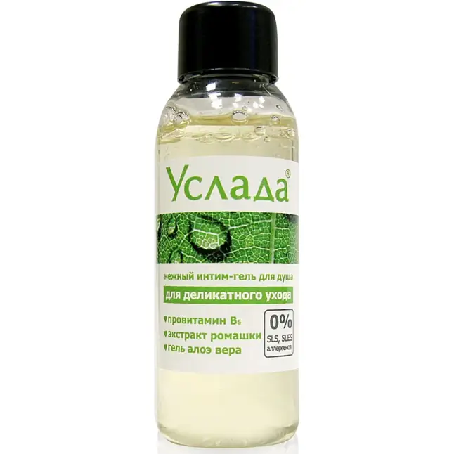 Интим-гель для душа Услада - нежный уход - 50 гр - Серия  Услада