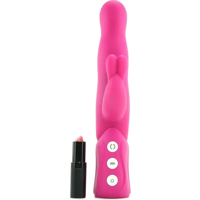 Розовый хай-тек вибромассажер iVibe Select iRabbit - 26 см - IVibe Select. Фотография 5.