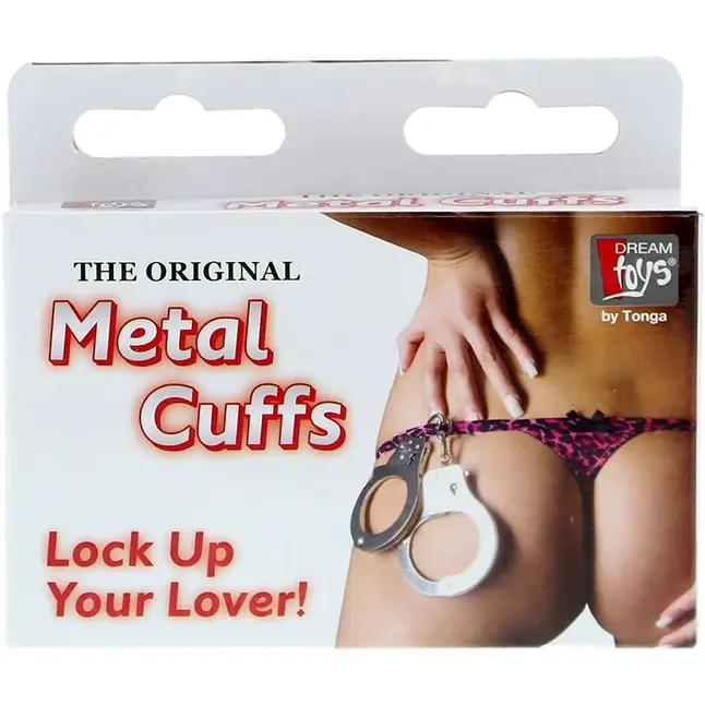 Металлические наручники с ключиками LARGE METAL HANDCUFFS WITH KEYS. Фотография 2.