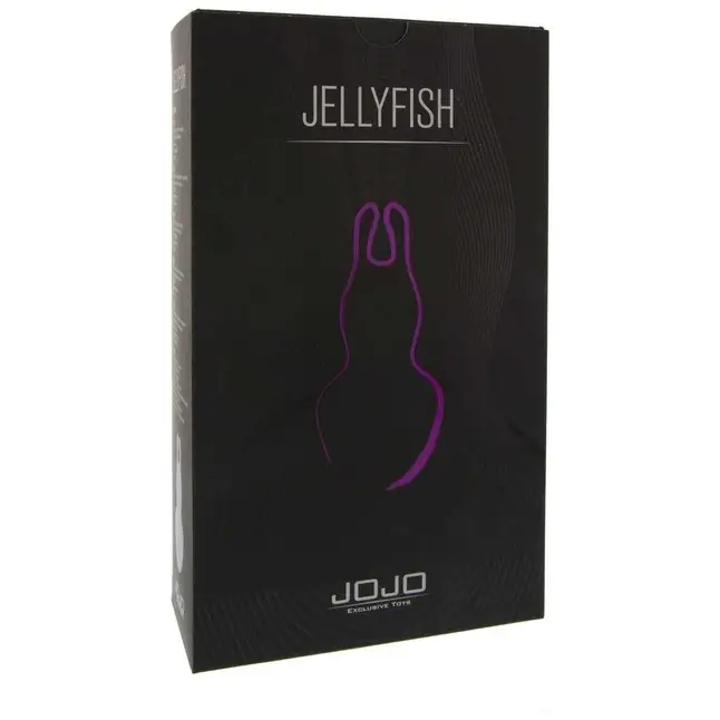 Клиторальный вибратор в форме фиолетовой медузы JOJO Jellyfish - 10,2 см