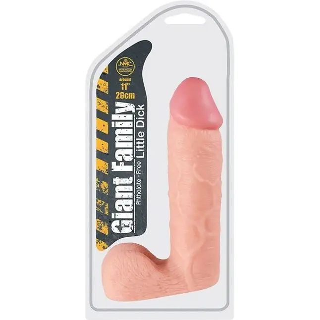 Огромный фаллоимитатор LITTLE DICK - 28 см - Giant Family. Фотография 2.