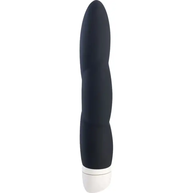 Чёрный вибратор JAZZIE - 17,8 см