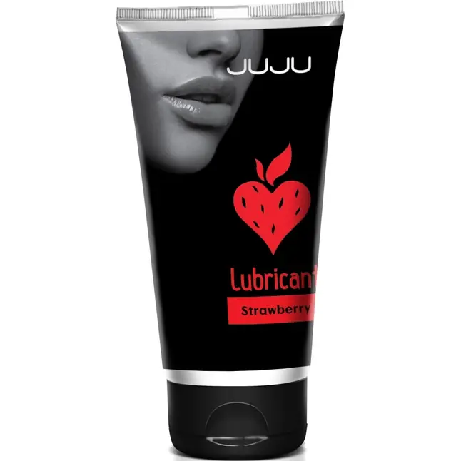 Съедобный лубрикант JUJU Strawberry с ароматом клубники - 50 мл