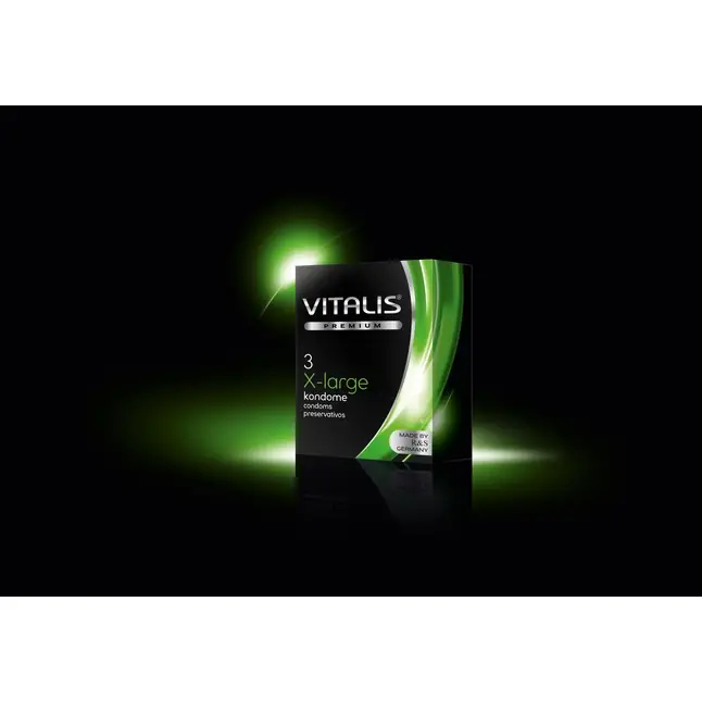 Презервативы увеличенного размера VITALIS PREMIUM x-large - 3 шт. Фотография 2.