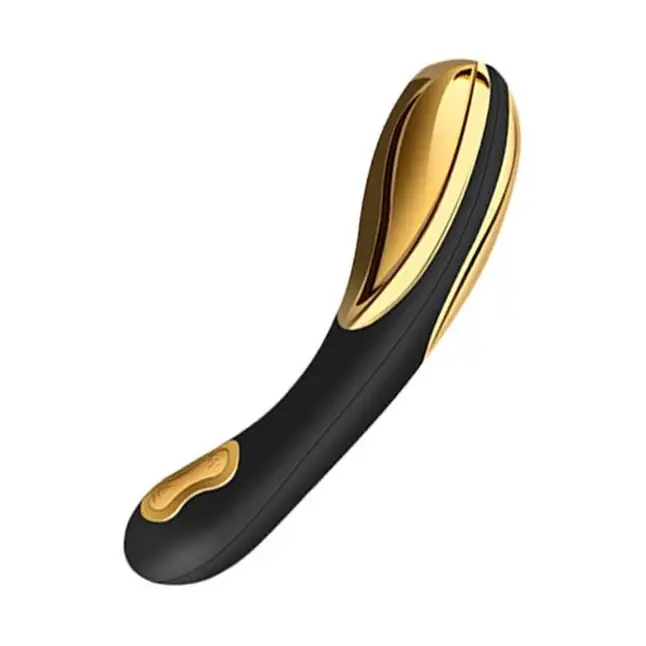 Премиум-вибромассажер Flamingo Rechargeable с нагревом - 18 см - Pretty Love