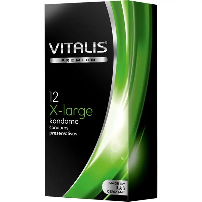 Презервативы увеличенного размера VITALIS PREMIUM x-large - 12 шт
