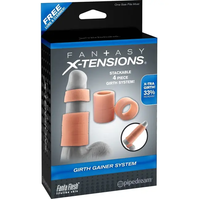 Комплект телесных насадок Girth Gainer System - Fantasy X-tensions