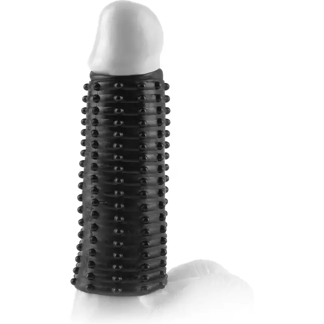 Чёрная насадка Magic Pleasure Sleeve - 13 см - Fantasy X-tensions