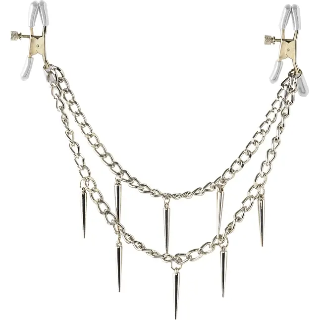 Зажимы для сосков Rock Hard Nipple Clamps - Fetish Fantasy Series. Фотография 2.