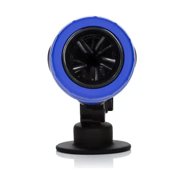 Синий мастурбатор с вибрацией APOLLO HYDRO POWER STROKER - Apollo. Фотография 4.
