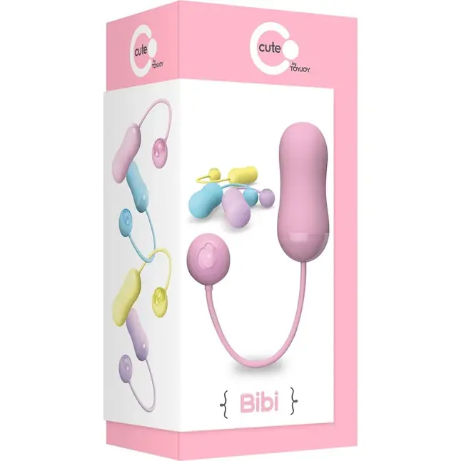 Розовое виброяйцо BIBI REMOTE EGG - Cute. Фотография 2.