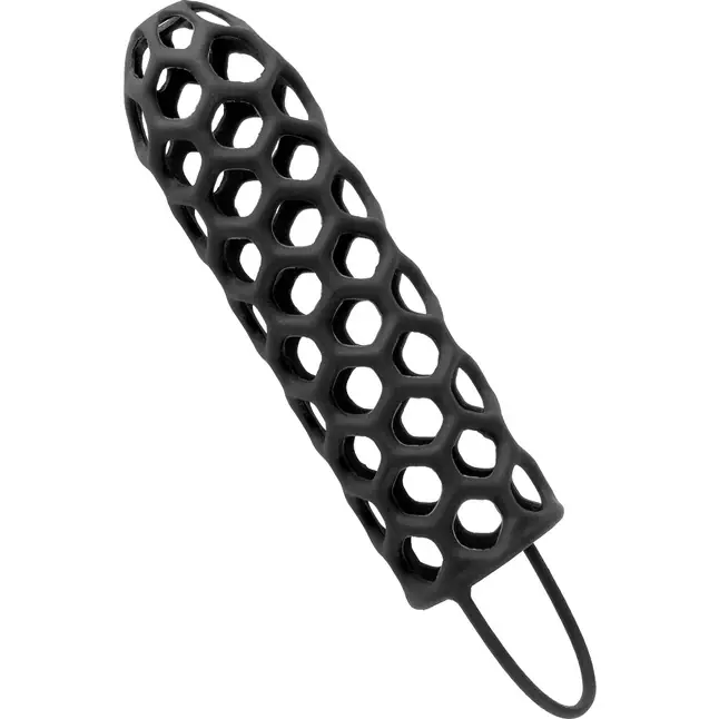 Насадка-сетка Silicone Warrior Cock Cage - 13,3 см - Fantasy X-tensions. Фотография 3.