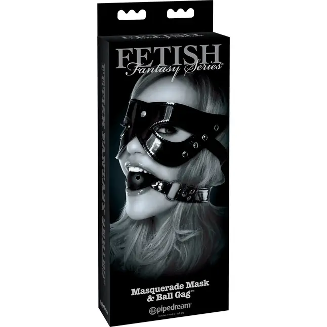 Лаковый комплект MASQUERADE MASK BALL GAG - Fetish Fantasy Limited Edition. Фотография 4.