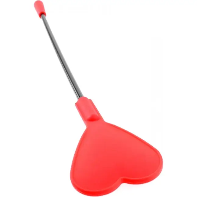 Стек с красным силиконовым сердечком на кончике Silicone Heart Red - Fetish Fantasy Series. Фотография 2.