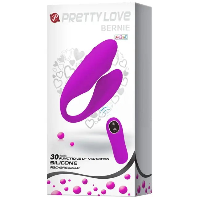Вибратор для двоих с дистанционным управлением Pretty Love Berny - Pretty Love. Фотография 9.