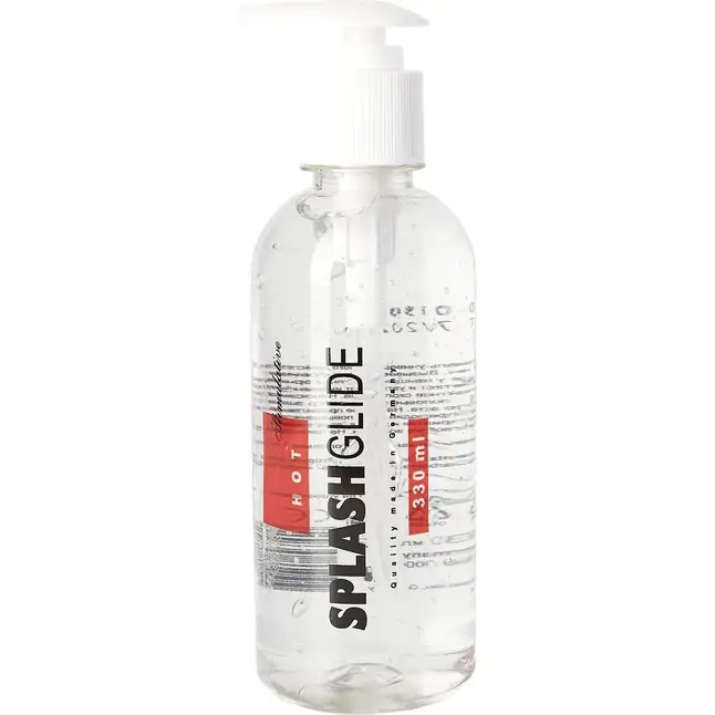 Возбуждающий лубрикант на водной основе Splashglide Hot Stimulative - 330 мл. Фотография 2.