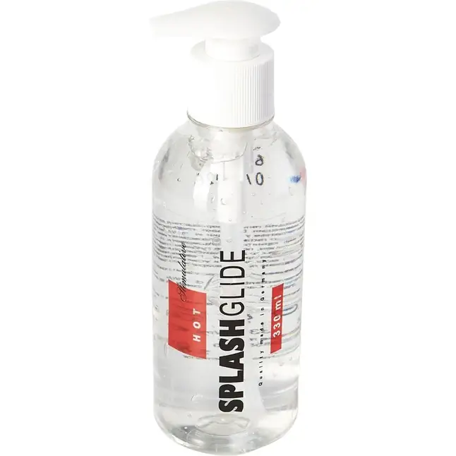 Возбуждающий лубрикант на водной основе Splashglide Hot Stimulative - 330 мл. Фотография 4.