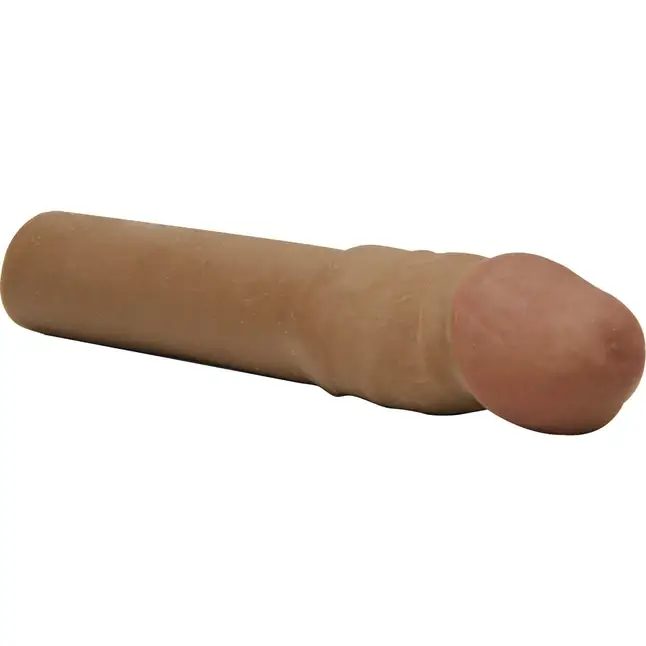 Темная насадка-удлинитель CyberSkin 3 inch Transformer Penis Extension Dark - 19 см - CyberSkin. Фотография 2.