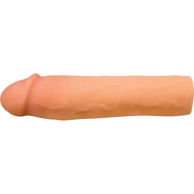 Реалистичная насадка-удлинитель Wildfire Celebrity Series Tommy Gunn Power Suction CyberSkin Penis Extension - 22 см - Wildfire Celebrity Series. Фотография 2.