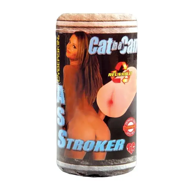 Мастурбатор-анус CyberSkin Cat In A Can Ass Stroker - CyberSkin. Фотография 2.