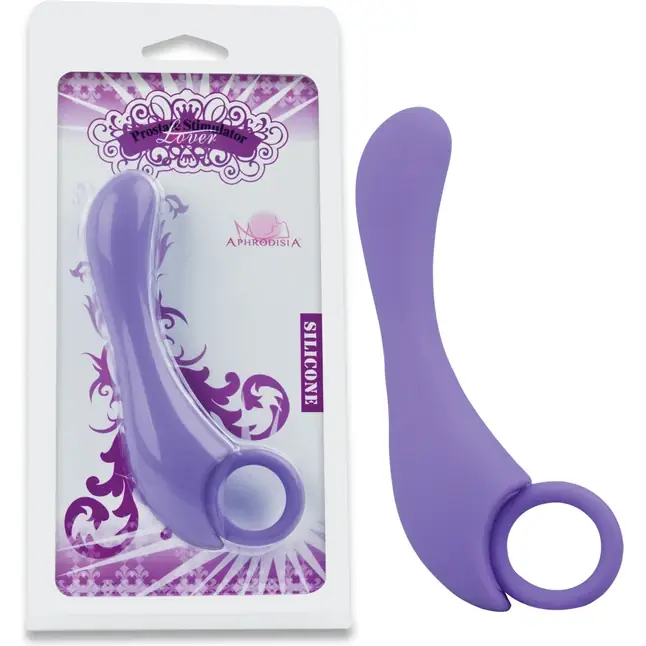 Фиолетовый стимулятор простаты Prostate Stimulator Lover - 13 см. Фотография 2.