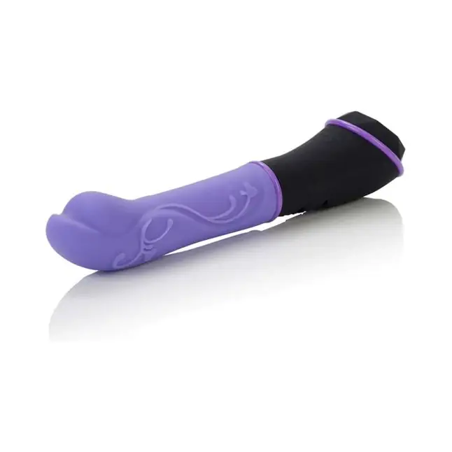 Фиолетовый вибромассажер из силикона TANTRIC AURA MASSAGER - 15 см - Tantric Collection. Фотография 3.