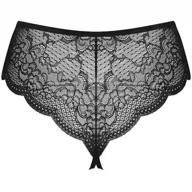 Изящные кружевные открытые трусики Pearlove - Spicy. Фотография 4.