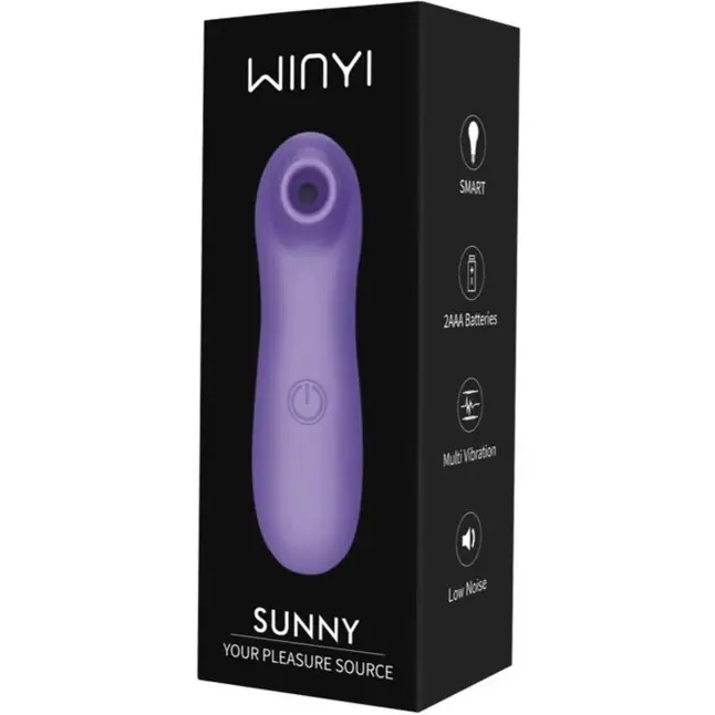 Сиреневый вибратор волновой пульсации Sunny. Фотография 4.