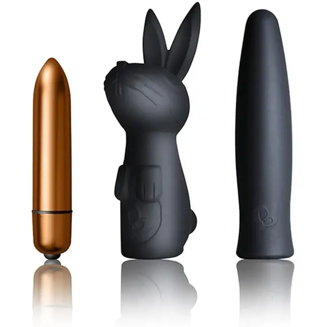 Вибропуля с 2 сменными насадками Dark Desires Kit