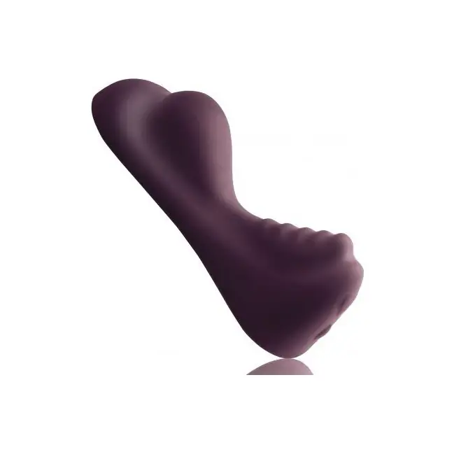 Фиолетовый вибратор Ruby Glow - 20 см