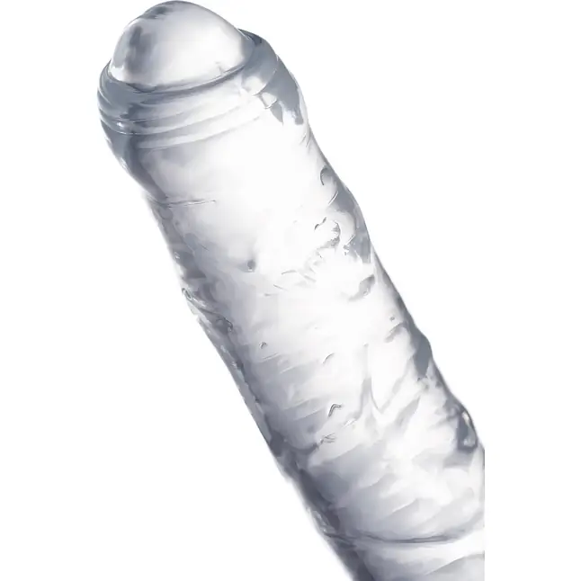 Прозрачный двухсторонний фаллоимитатор Double Dildo - 40 см. Фотография 9.
