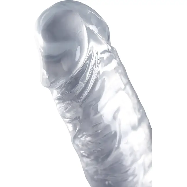 Прозрачный двухсторонний фаллоимитатор Double Dildo - 40 см. Фотография 10.