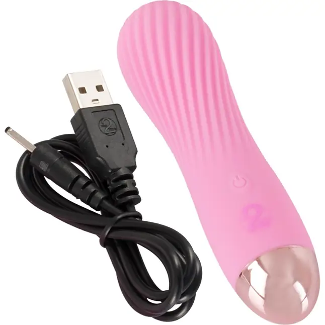 Розовый мини-вибратор Cuties 2.0 - 12,5 см - You2Toys. Фотография 5.