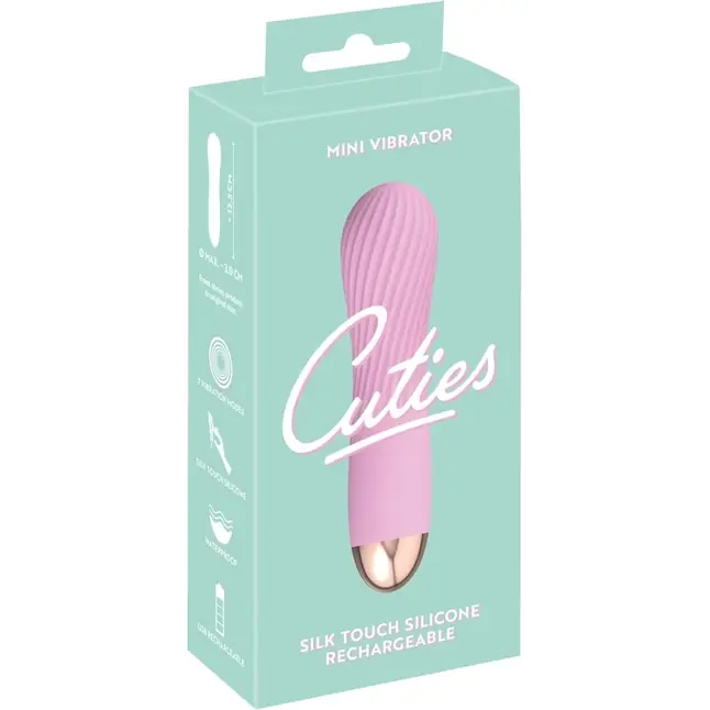 Розовый мини-вибратор Cuties 2.0 - 12,5 см - You2Toys. Фотография 7.