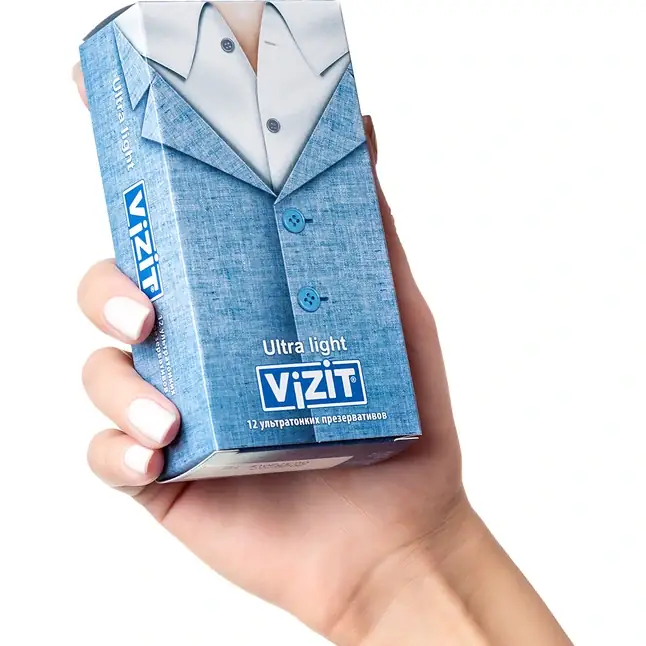 Ультратонкие презервативы VIZIT Ultra light - 12 шт. Фотография 4.