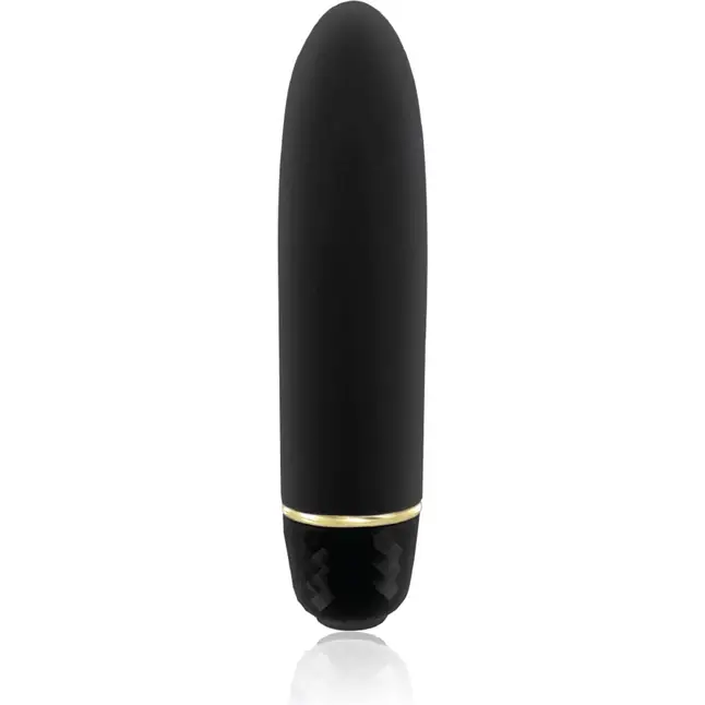 Черная вибропуля Classique Vibe - 12 см