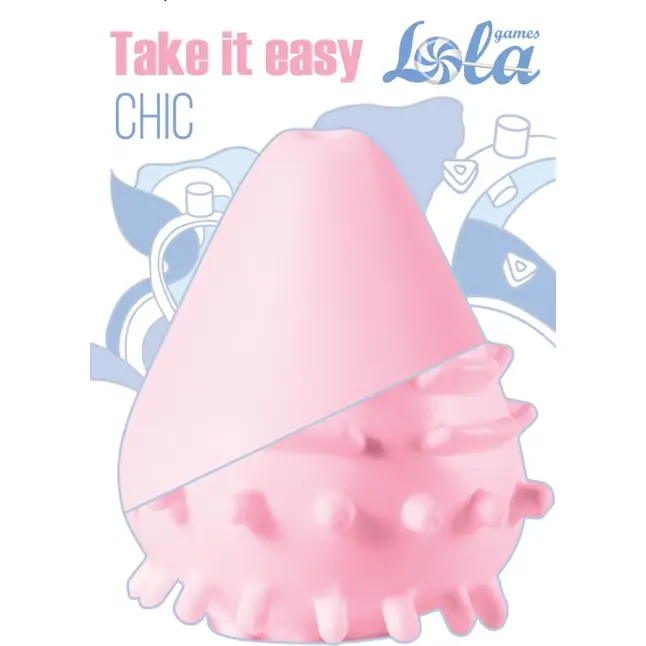 Нежно-розовый мастурбатор Chic - Take it easy. Фотография 3.