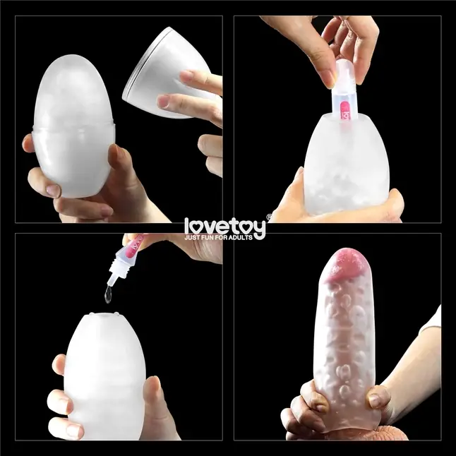Мастурбатор-яйцо Giant Egg Stamina Nodules Edition. Фотография 4.